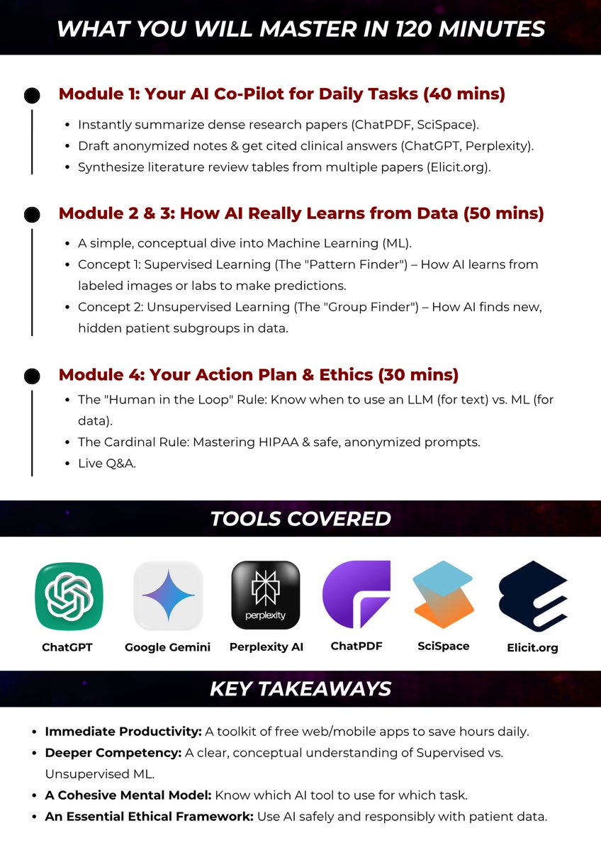 OmicsLogic's tweet image. We&apos;re excited to announce the launch of 𝐌𝐚𝐬𝐭𝐞𝐫𝐜𝐥𝐚𝐬𝐬: 𝐄𝐬𝐬𝐞𝐧𝐭𝐢𝐚𝐥 𝐀𝐈 𝐒𝐤𝐢𝐥𝐥𝐬 𝐟𝐨𝐫 𝐌𝐞𝐝𝐢𝐜𝐢𝐧𝐞 &amp;amp; 𝐁𝐢𝐨𝐭𝐞𝐜𝐡 𝐏𝐫𝐨𝐟𝐞𝐬𝐬𝐢𝐨𝐧𝐚𝐥𝐬. Learn more: forms.gle/PkjKdVeTPaQHCY…