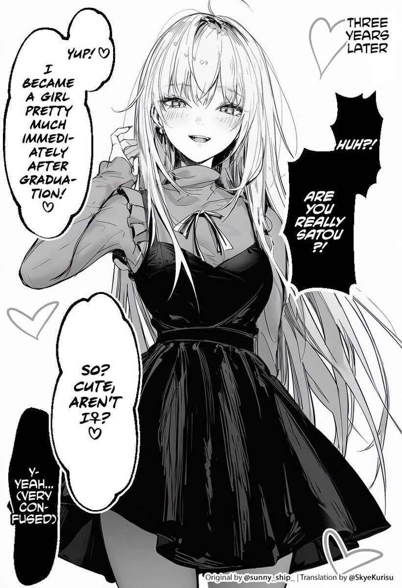 That Time When I Met up With the Class Delinquent After Many Years, and He Had Become a Woman 英訳