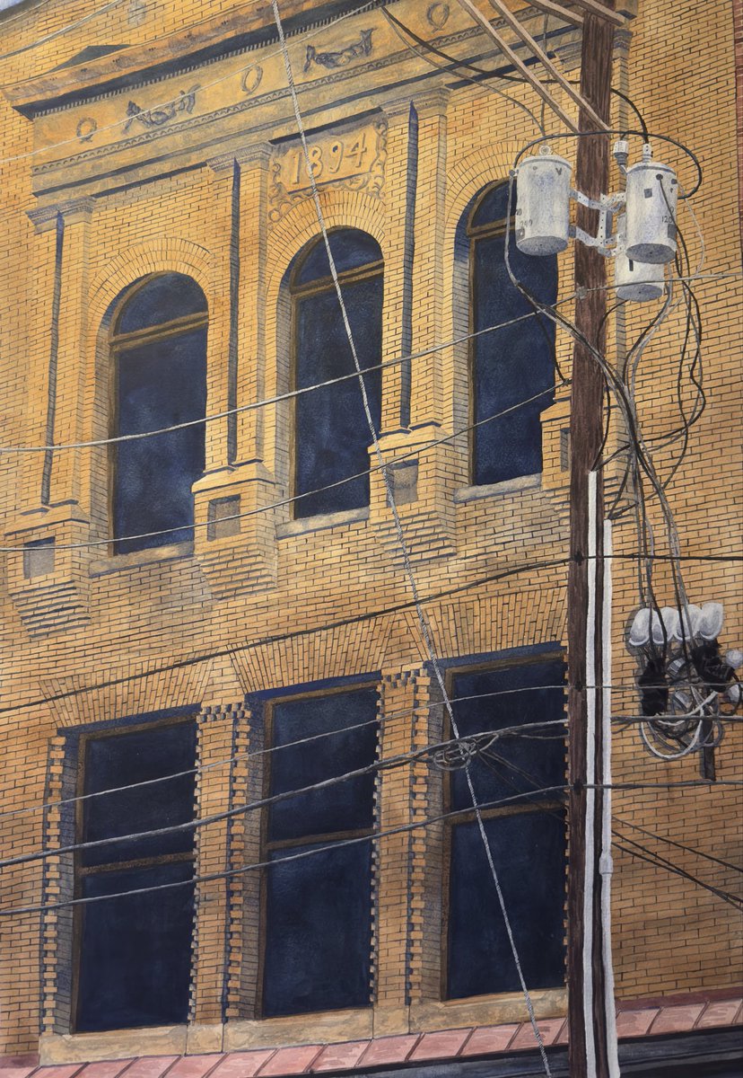 rob_locklear's tweet image. last week, my watercolor painting won third place in the national juried exhibit at riverviews artspace, a lovely gallery here in lynchburg. 

my first time entering a national juried show! i’m super proud of this.