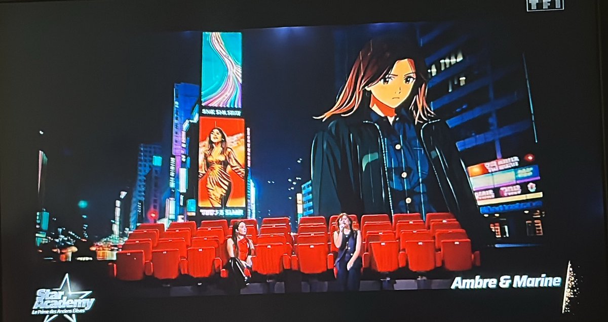 Lamu__ya's tweet photo. PTDRRRRRRR C’EST QUOI CETTE M***** ???? VENEZ ON HARCÈLE LA PROD POUR QU’ILS ARRÊTENT D’UTILISER DE L’IA ANIME #staracademylelive #StarAcademy https://t.co/Vg4i6q20TK