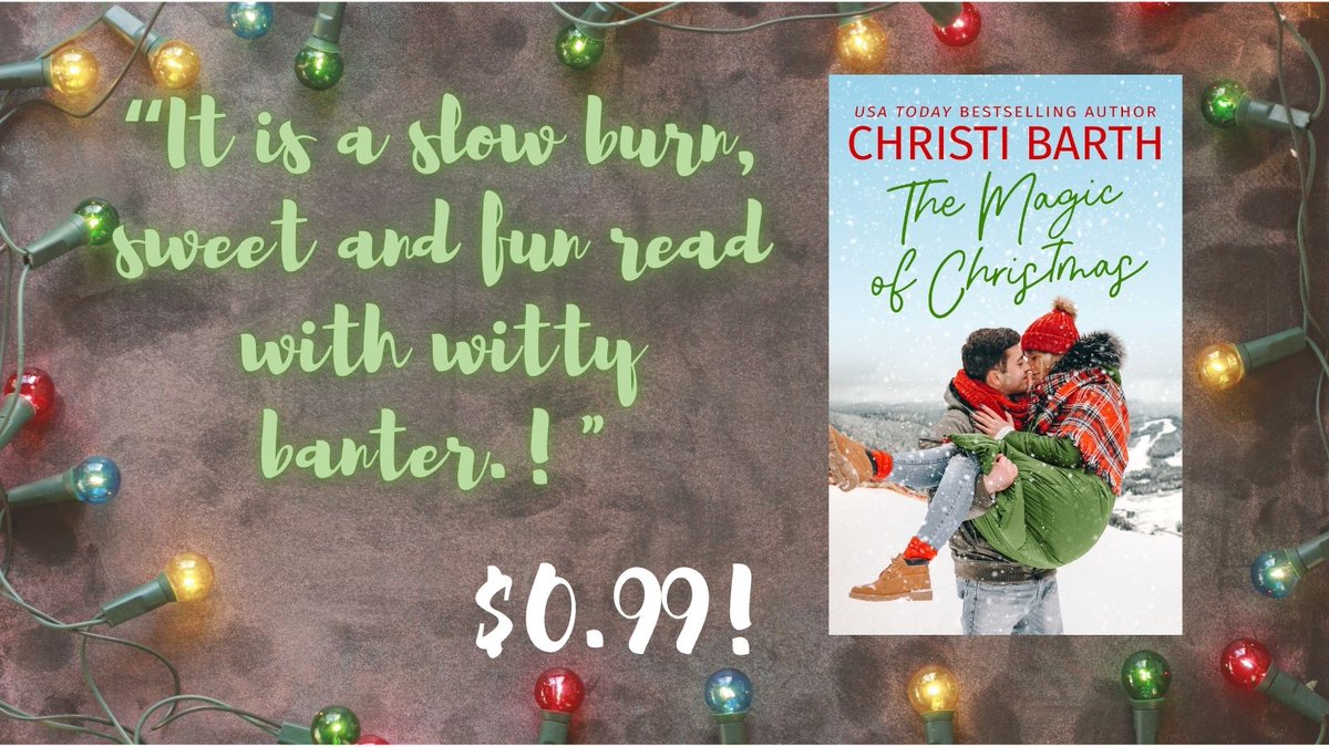 Who loves an ebook sale?!?!?!?! Grab this rivals to lovers sweet and hilarious holiday romcom to devour this weekend! amzn.to/4r1hPiM