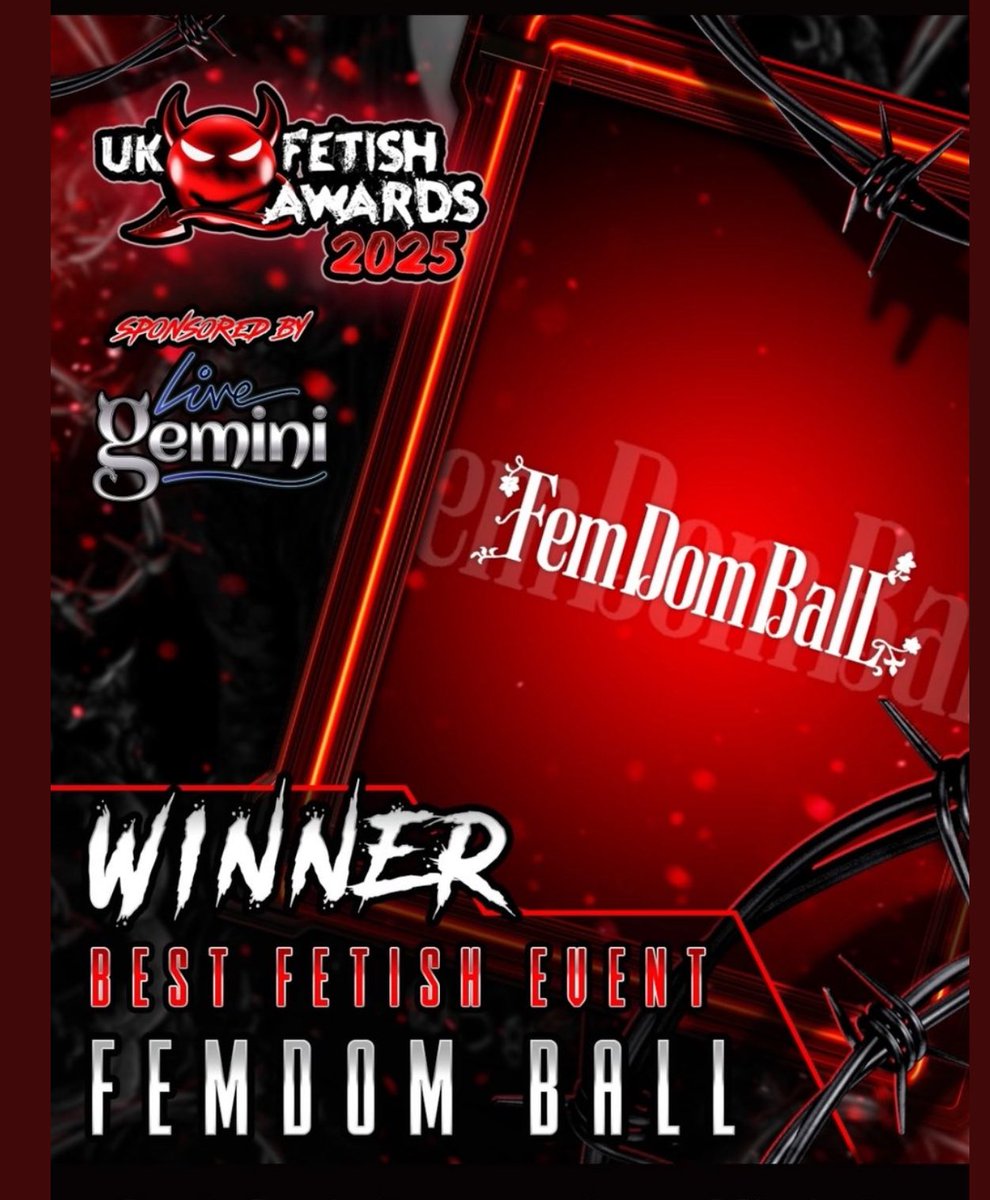 Thank you all <a href="/UKFetishAwards/">UK Fetish Awards 🇬🇧</a> ❤️