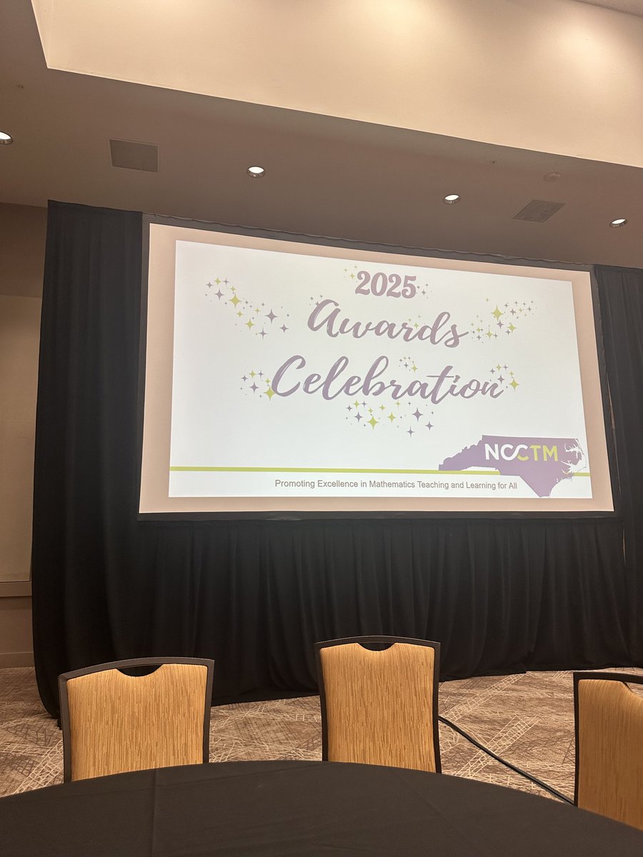 Charleshall83's tweet photo. This has been a great Math Conference @NCCTM1 has put on. From focusing on the young black male to eradicating math anxiety to using AI to enhance student learning and saving time on teacher planning, this conference was amazing once again. https://t.co/BuB3MJCffo