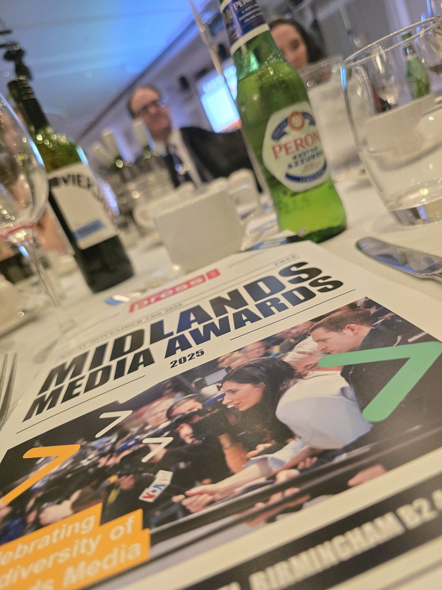 Celebrating our nominations (and hopefully a few awards) with <a href="/ITVCentral/">ITV News Central</a> team at the Midlands Media Awards in Birmingham.