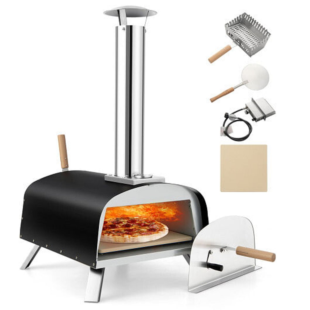 spahsuperstore's tweet image. 🍕 Pizza in 90 seconds? Yes, please! 🔥 Skip delivery &amp;amp; cook authentic wood-fired or propane-fired pizza at home with the Portable Multi-Fuel Pizza Oven.

💰 On sale now: $209.39 (regularly $470) – save $260+! 👉 Shop here: tinyurl.com/5xvff2ms

#PizzaHack #90SecondPizza…