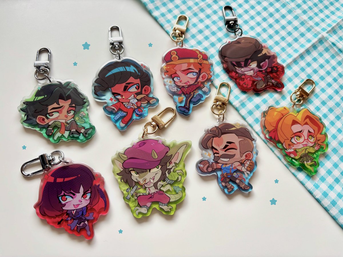 medikkuu's tweet image. new deadlock keychains will be available tomorrow🎉