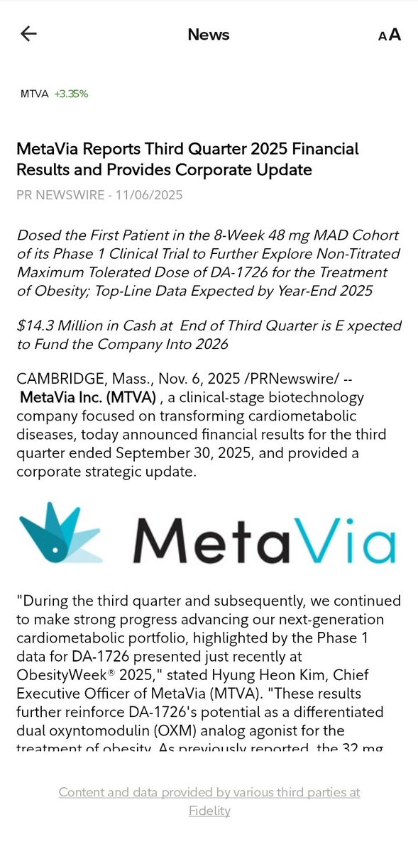 $mtva news should be coming by year end
