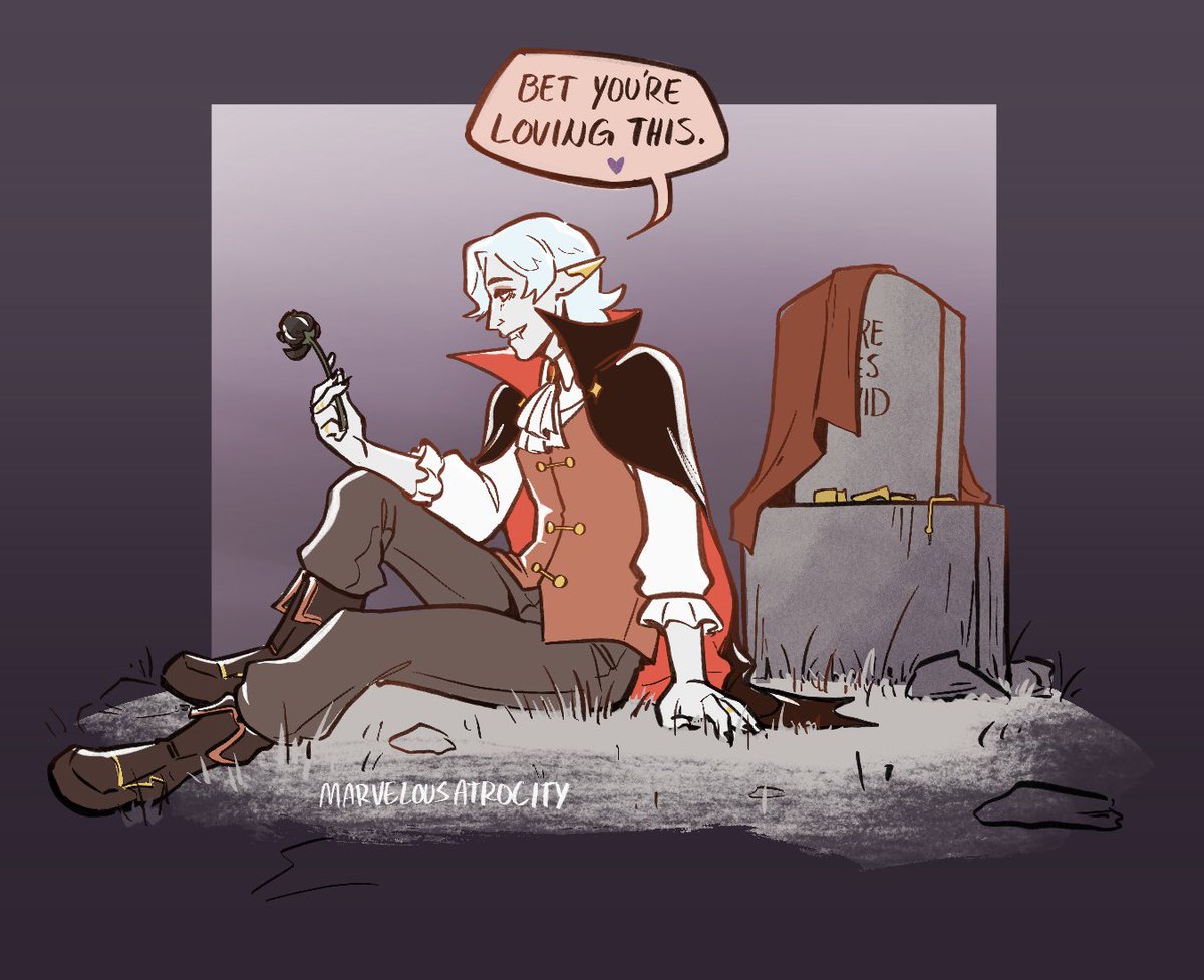 MarvinAtrocity's tweet image. // vampires SMP spoilers

Request from tumblr for Scott at Avid’s grave ❤️ twt cropping don’t kill me
#VampiresSMP #VampiresSMPfanart