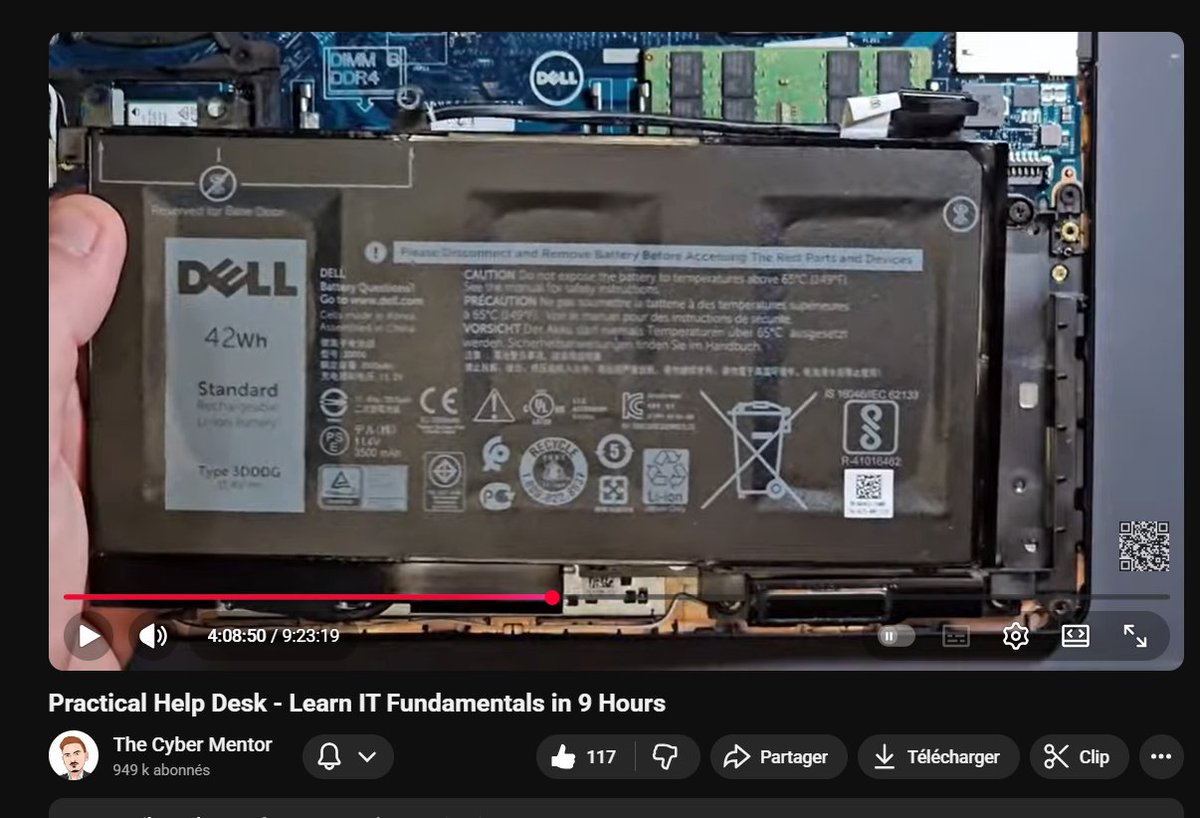 PixelMach1's tweet image. Practical Help Desk - Learn IT Fundamentals in 9 Hours
@TCMSecurity #Help_Desk
youtu.be/2MvT63eZfp0?si… via @YouTube