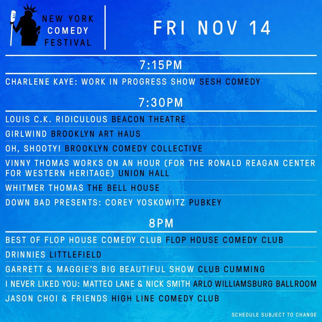 New York Comedy Festival tweet media