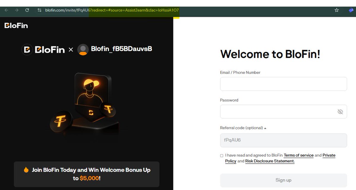 Friscovsky's tweet image. yep thought i&apos;ll just check if its still a thing and look what i found

- adsense redirect signup code: fPqAU6 (can&apos;t delete code)
- direct crawl to website showing same code but since its not url redirect, you can remove the code.

possibly internal things?