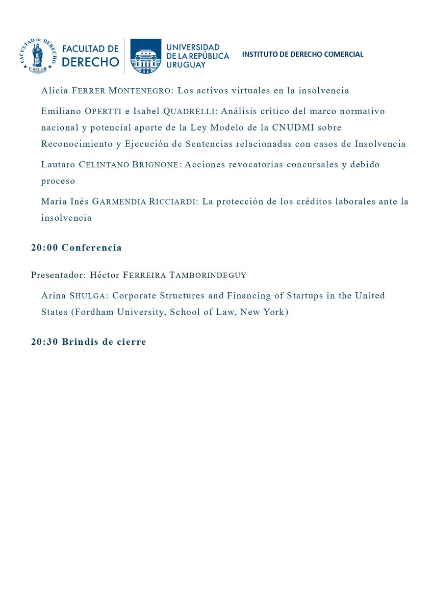 IDC_Udelar's tweet photo. Compartimos el programa de la Semana Académica 2025 del IDC en homenaje al Prof. emérito Dr. Siegbert Rippe. (2/2) https://t.co/LDua9BzpD5