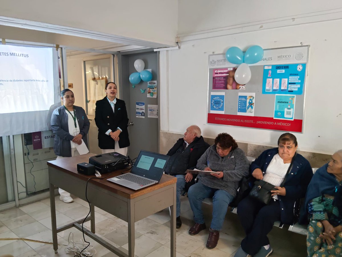IsssteEdomex_'s tweet image. La CMF Lerma realiza acciones para la prevención de la diabetes, brindando una platica para informar sobre el peligro que tiene el ser humano al padecer esta enfermedad. @seguidores
#trabajofuerteparaatenderalderechohabiente #isssteestadodemexico #ISSSTEContigo