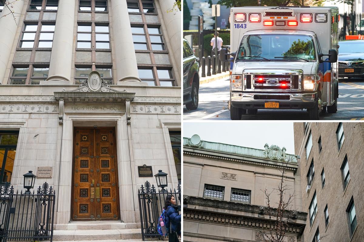 nypost's tweet image. ‘Very shy’ teen who leaped to death from NYC’s prestigious Regis HS was to be punished for controversial stance in ethics class: sources trib.al/Nzg7i7U