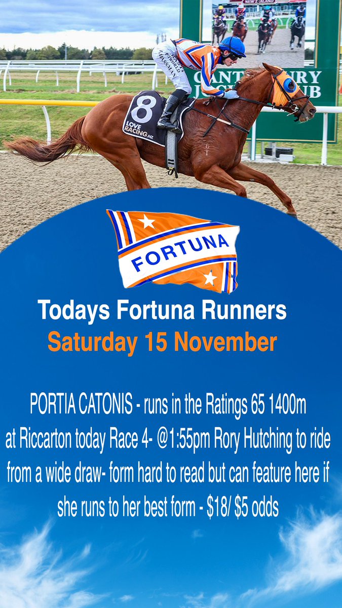 Fortuna Thoroughbred Racing tweet media