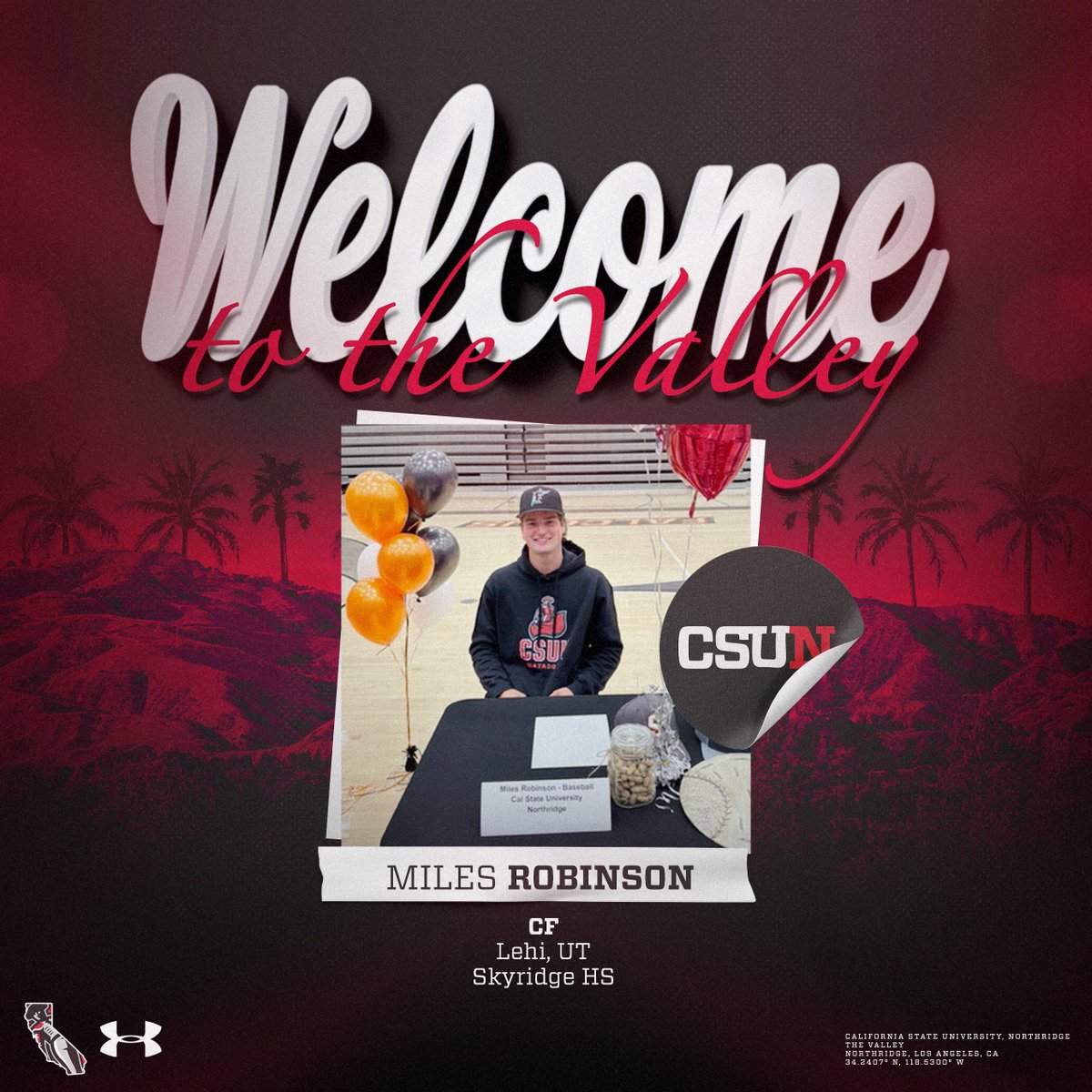 CSUNBaseball's tweet image. An all-around athlete

Welcome to CSUN, Miles!

#GoMatadors
