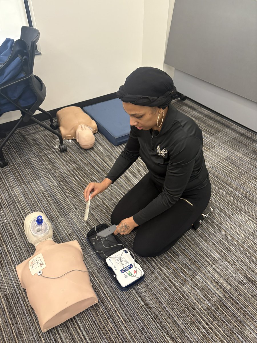 missbrandineal's tweet photo. Just wrapped up my CPR certification with Henry County Schools! 🖤💛
Such a great and informative training — big thank you to Bobby Gardner for leading it with excellence. 🖤💛
Always learning. Always growing.
#HenryCountySchools #CPRCertified #HCSStrong https://t.co/EL0NJKug8H