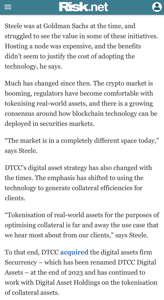 #DTCC Moving to Public Cloud🤔 Diversifying their Infrastructure🤔Hold on to your Utility Bags😉#xlm #xrp #quant #hbar #eth #polygon #ava #canton #crypto #iso20022