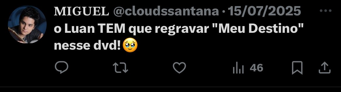 cloudssantana's tweet photo. já to até vendo as “fãs” do luan postando e escutando “Meu Destino” como se conhecessem a ANOS.
encho minha boca pra dizer que conheço a música a MUITOS ANOS, não é atoa que fiz vários posts sobre ela aqui BEM antes do DVD https://t.co/eaKSE1ogej