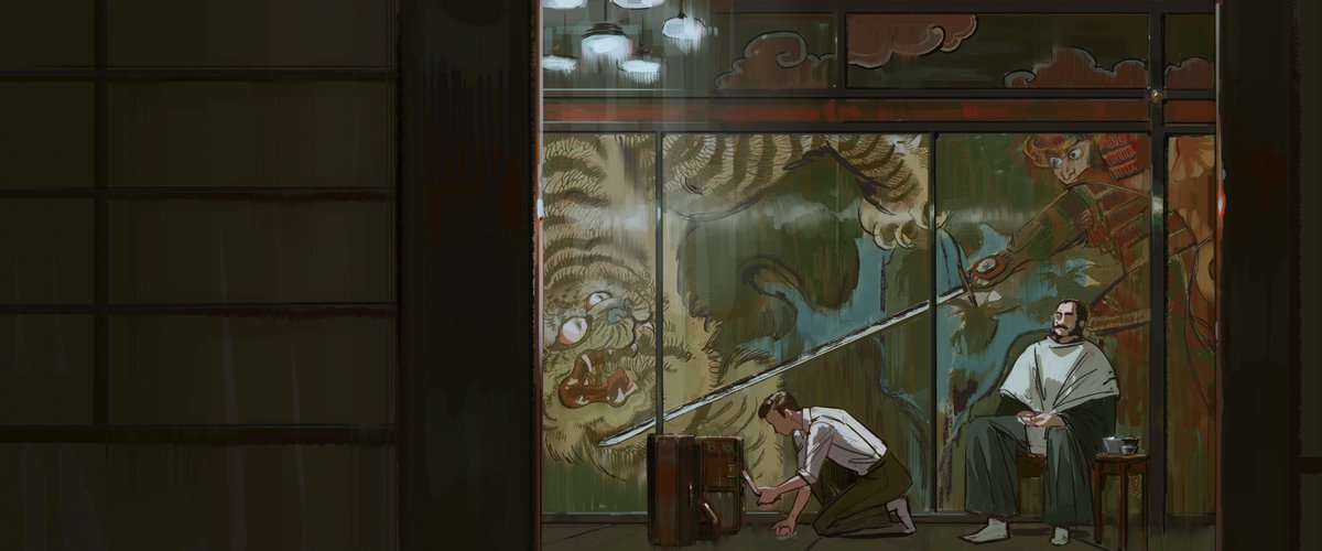 honeyoink_draw's tweet photo. Pretty Women  
- 
Pretty women  
How they make a man sing  
Proof of heaven  
-  
My take on Sweeney Todd place in the Japanese colonial period of Korea https://t.co/ZKSLsS4X7y
