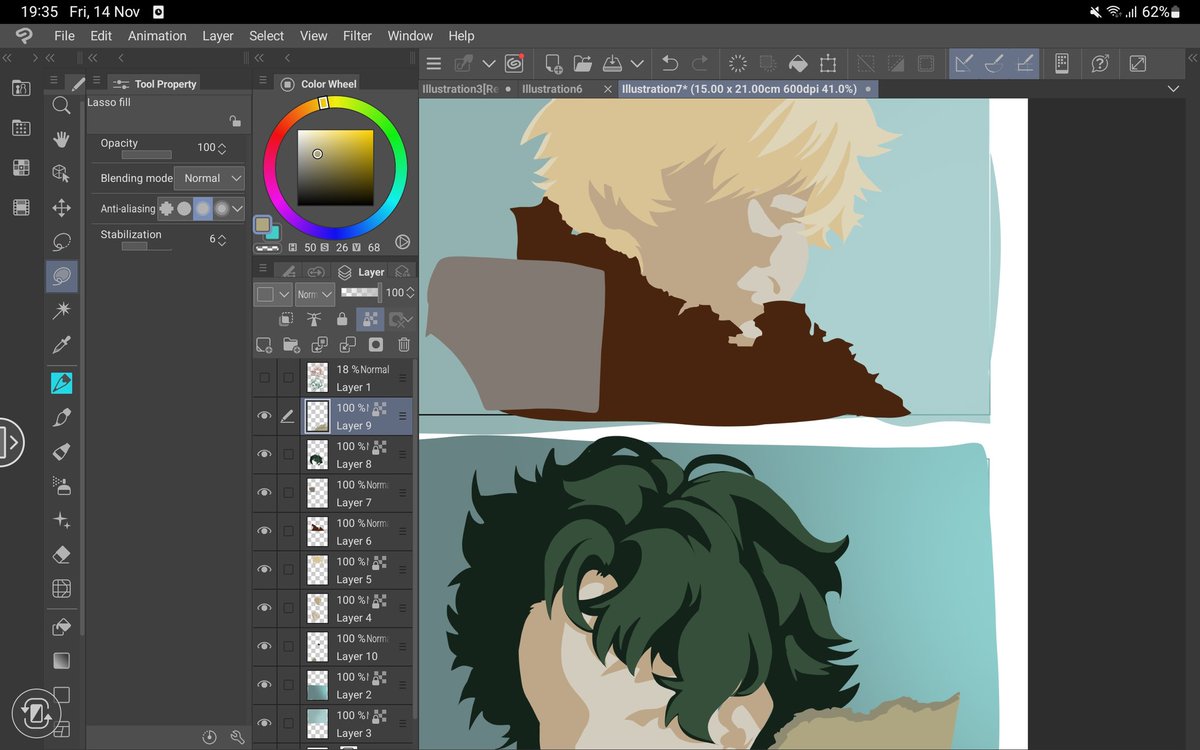 ventitied's tweet image. W.i.p.
#myheroacademia #bakudeku
