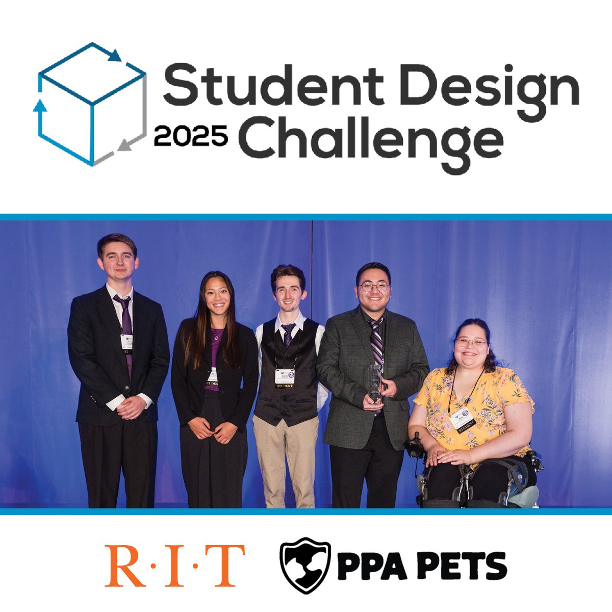 Congrats to <a href="/RITtigers/">RIT</a>, winners of the 2025 Paperboard Packaging Alliance Student Design Challenge! Their “Protection, Prevention &amp; Awareness for Pets” concept wowed judges in this year’s PPA Pets challenge.bit.ly/49TmKMF