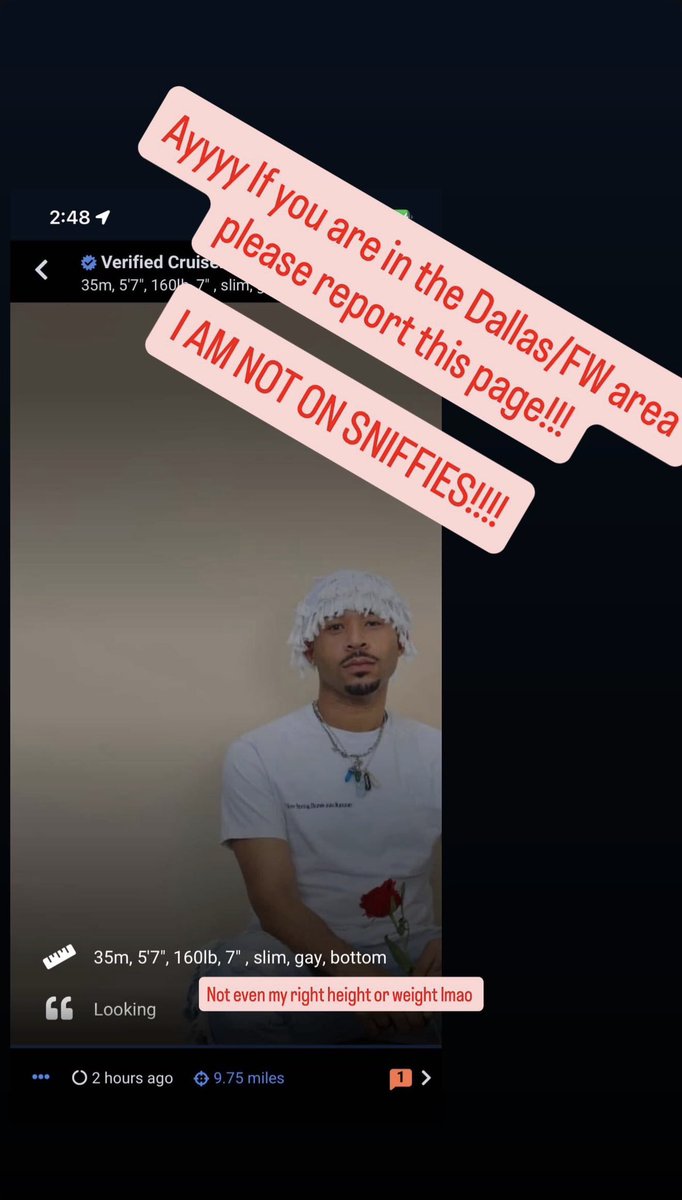 🚨PLEASE REPORT!!! 
  That is not me!!!