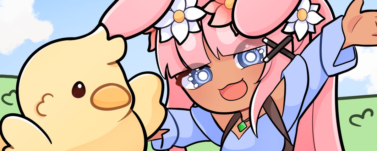 𐙚╰──╮ ✦  : Chibi banner I made for @/InoriBun on VGen !    

˚⊱🫧⊰˚ ⁀➷ vgen.co/_1Koi_   

.𖥔 ݁ ˖  #VGen #VGenComms ˚₊‧꒰ა 🫐  ໒꒱ ‧₊