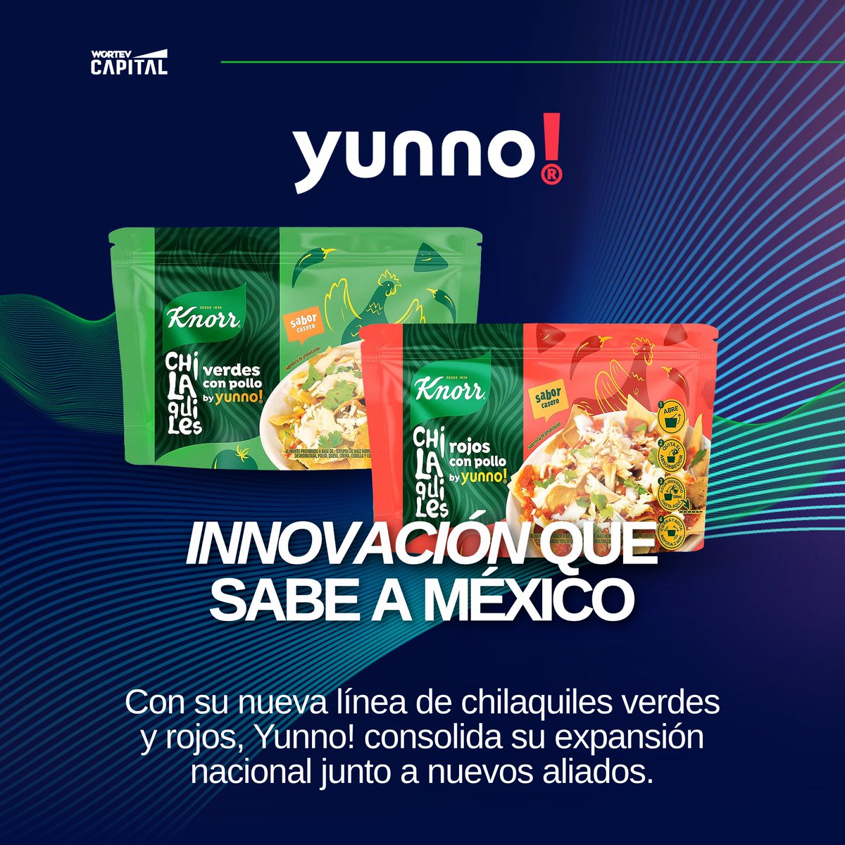 wortevmexico's tweet photo. Yunno 🌱 sigue demostrando que la innovación también se saborea. La marca consolida su expansión nacional impulsando productos que combinan nutrición, tradición y tecnología.
#Yunno #InvierteConPropósito #ModeloEvergreen #CapitalEmprendedor #InversiónInteligente #Portafolio https://t.co/zYi79d7EwW