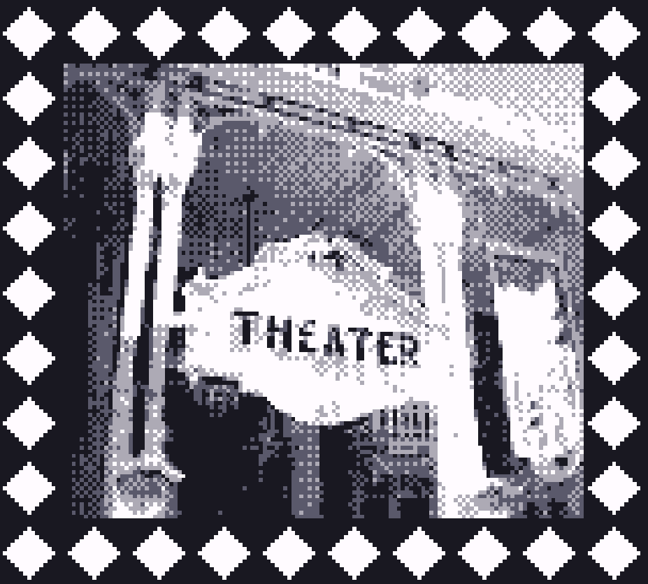 nicka4's tweet photo. magic kingdom 
shot on gameboy camera 📷 https://t.co/7ue8NpTM1a