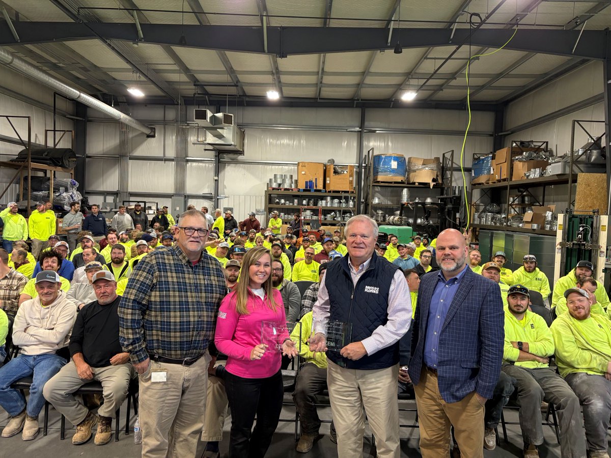 KEMIworkerscomp's tweet image. Davis &amp;amp; Plomin Mechanical, we are thrilled to recognize your hands-on approach to workplace safety by presenting you with a KEMI Destiny Award for the second consecutive year! #worksafe #safetyfirst #workplacesafety #Davis&amp;amp;PlominMechanical