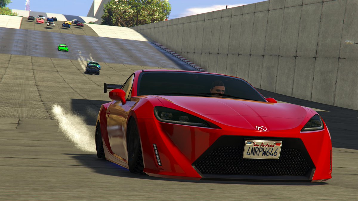 megane19970's tweet photo. 今まで僕を抜いていったクルマ達を、
全て抜き返さなきゃ――！このレースは終われない！
オーバー！！

#GTA5 #SREX #SSC116 https://t.co/9Ud1bbyx2Q
