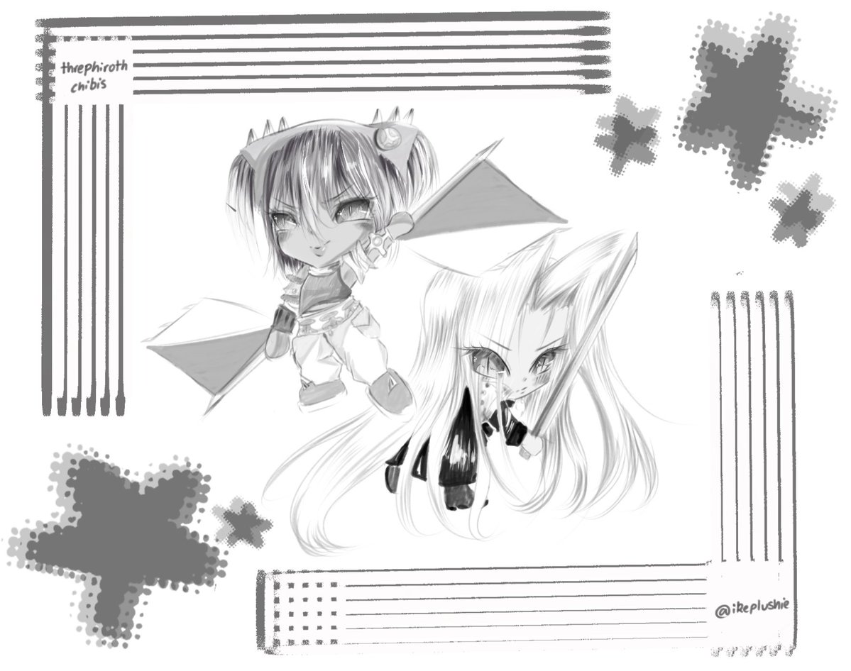 ikeplushie's tweet image. IT’S FINALLY HERE &amp;lt;333

chibi art is officially available on my vgen for just £5!! get yours at: vgen.co/ikeplushie !!!