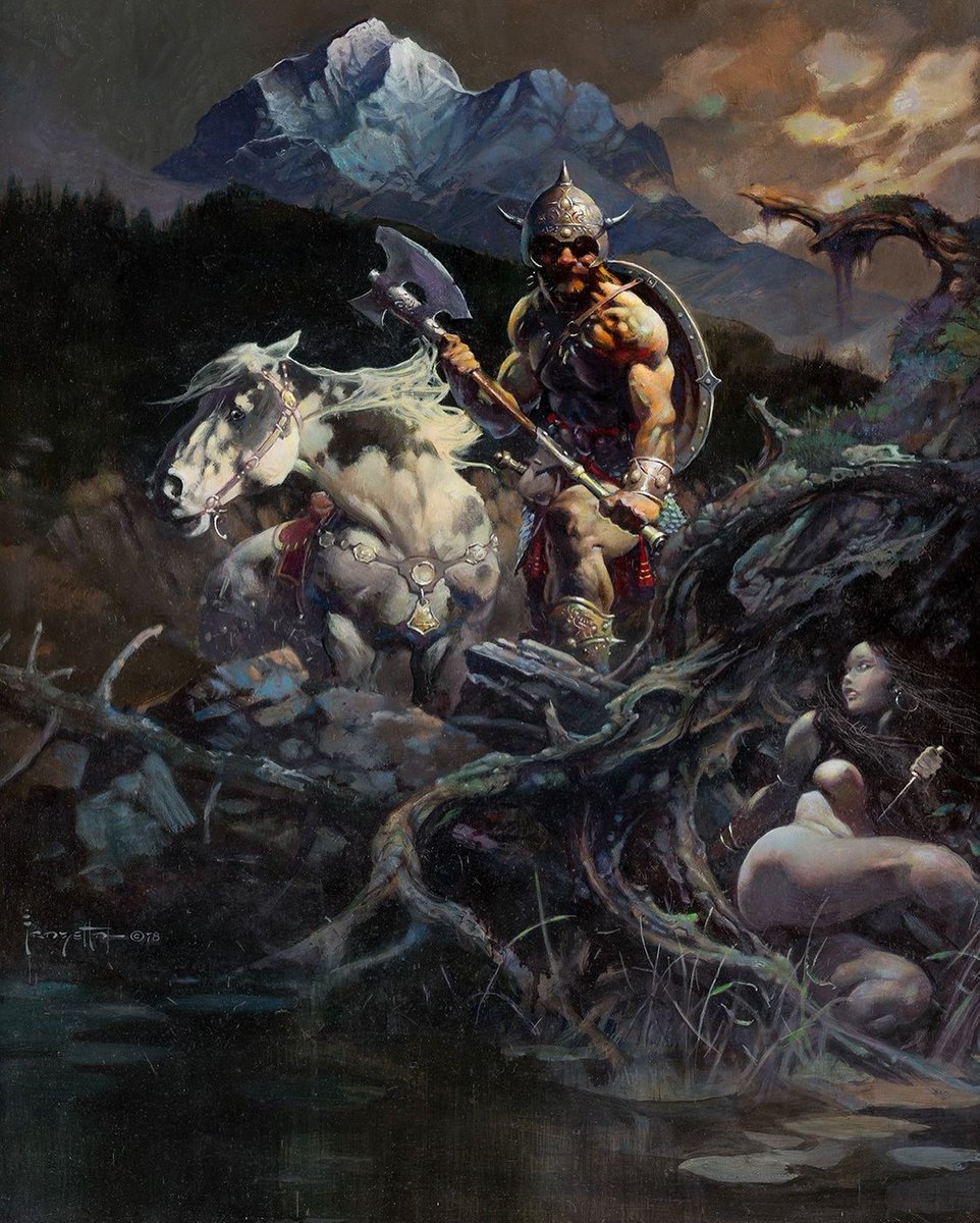 cimerians's tweet image. Frank Frazetta Friday
#Frazetta #fantasyart