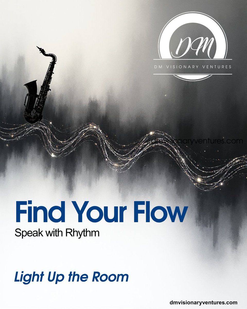 Center yourself before you speak to make your words glow! Confidence starts with finding your flow. #DMVisionaryVentures #VisiontoVenture #FridayWisdom #CommunicationTips #CenteredCommunication #ConfidentSpeech #FindYourFlow #GlowingWords #FridayWisdom #CommunicationTips