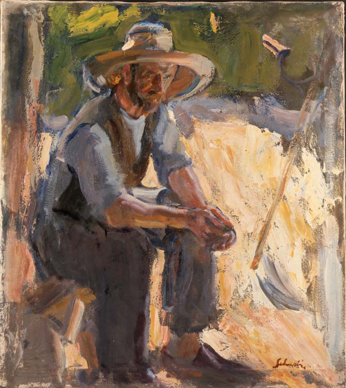 "In quegli anni io amavo la campagna, muto.
Non sapevo di sedere ai confini
di un mondo scaduto"

📖Ferdinando Camon, Amavo la pianura in Dal silenzio delle campagne,Garzanti 2014

🖼Tullio Silvestri, Contadino in riposo, Museo civico d'arte di Pordenone

#ICodiciDellaNostraEpoca