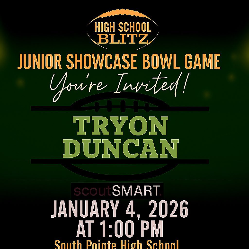 Thank you <a href="/HighSchoolBlitz/">High School Blitz</a> for the invite. Ready to work!