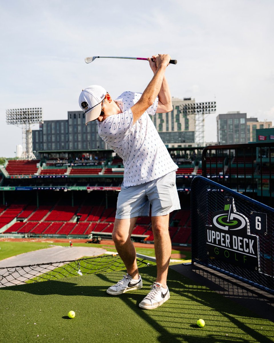 upperdeckgolf's tweet image. Grab a club, step up, and take your shot. Post the results and tag us. We might feature a few of our favorites!

#upperdeckgolf #fenway