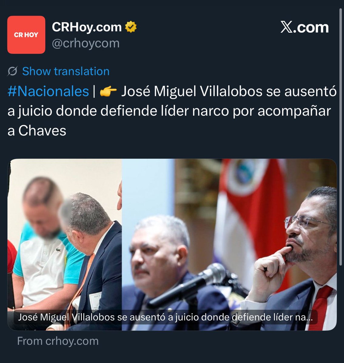 🚨COMPARTAN🚨
Este debe de ser el tema principal de toda la conversación de esta semana en Twitter. Lo que está haciendo José Miguel Villalobos es lo que hacen los abogados narco, en países donde gobierna el narco. PELIGROSÍSIMO que ande politiqueando en vez de asistir a juicios.
