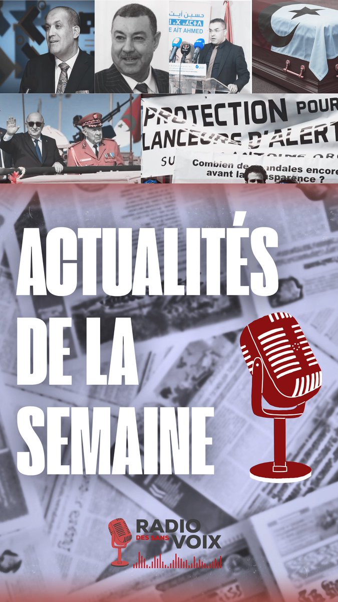 radiosansvoix's tweet image. Retrouvez toute l’actualité de la semaine sur notre site 🌍 laradiodessansvoix.org

🎧 Analyses, témoignages, récits et archives : une autre manière d’écouter les voix qui résistent au silence.

#RadiodesSansVoix #Actualité #Mémoire #LibertéDexpression #histoirevivante #Histoire
