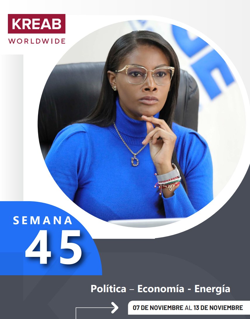 𝗜𝗻𝗳𝗼𝗿𝗺𝗲 𝗦𝗲𝗺𝗮𝗻𝗮𝗹 𝗞𝗥𝗘𝗔𝗕 - Semana 45

Conoce las noticias más relevantes del Ecuador del 7 al 13 de noviembre:

Léelo aquí 👇
linkedin.com/feed/update/ur…

#política #economía #energía
#KREABEcuador #seguridad
l #ConsultaPopular