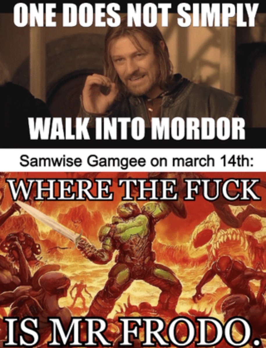 TolkienWorldG's tweet image. Do not stand before the gardener and his prey