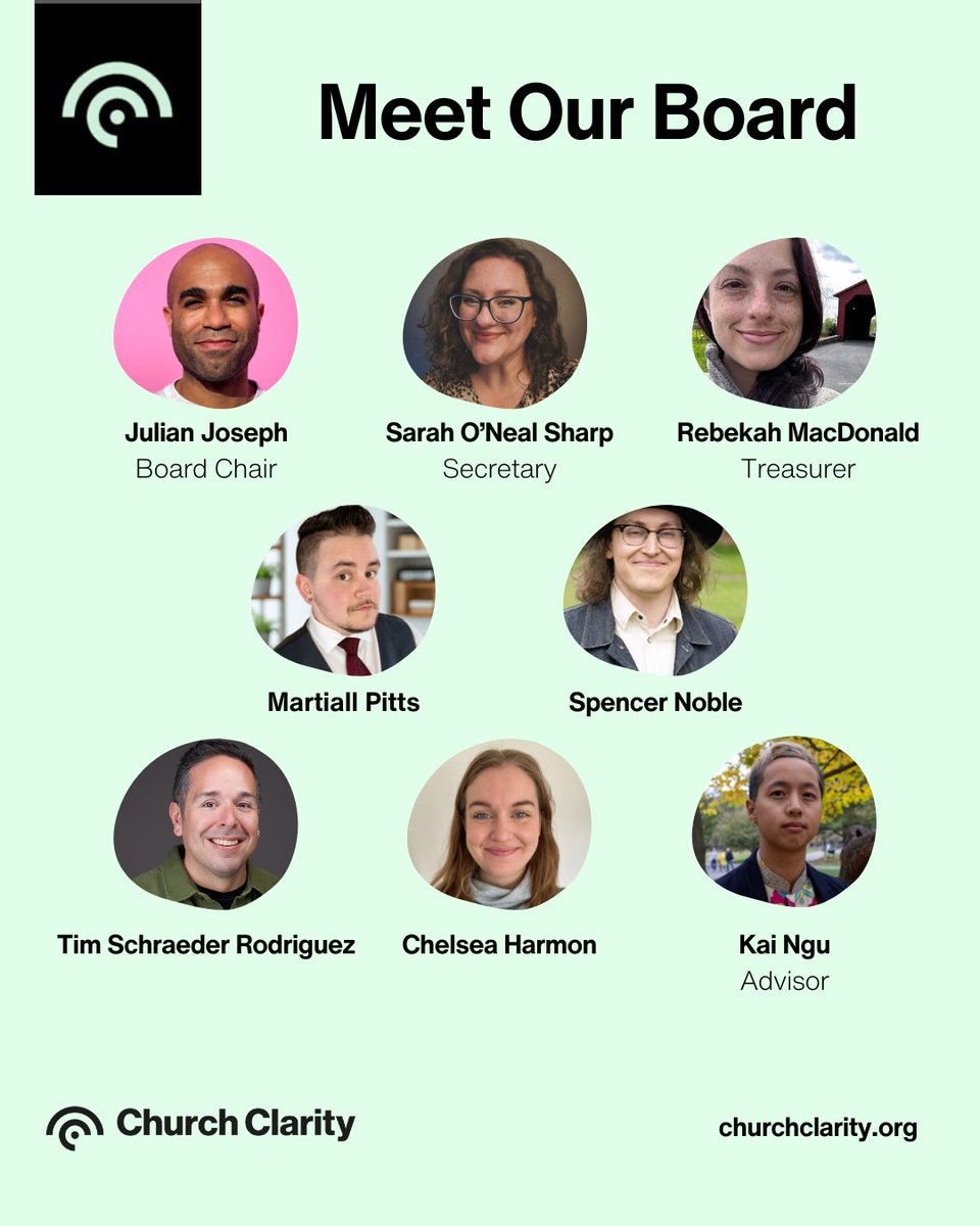 Church Clarity is relaunching! 📣 

We're thrilled to introduce our new Board of Directors, dedicated to policy transparency in faith communities.

Read the full announcement and learn why they joined: churchclarity.org/updates/introd…