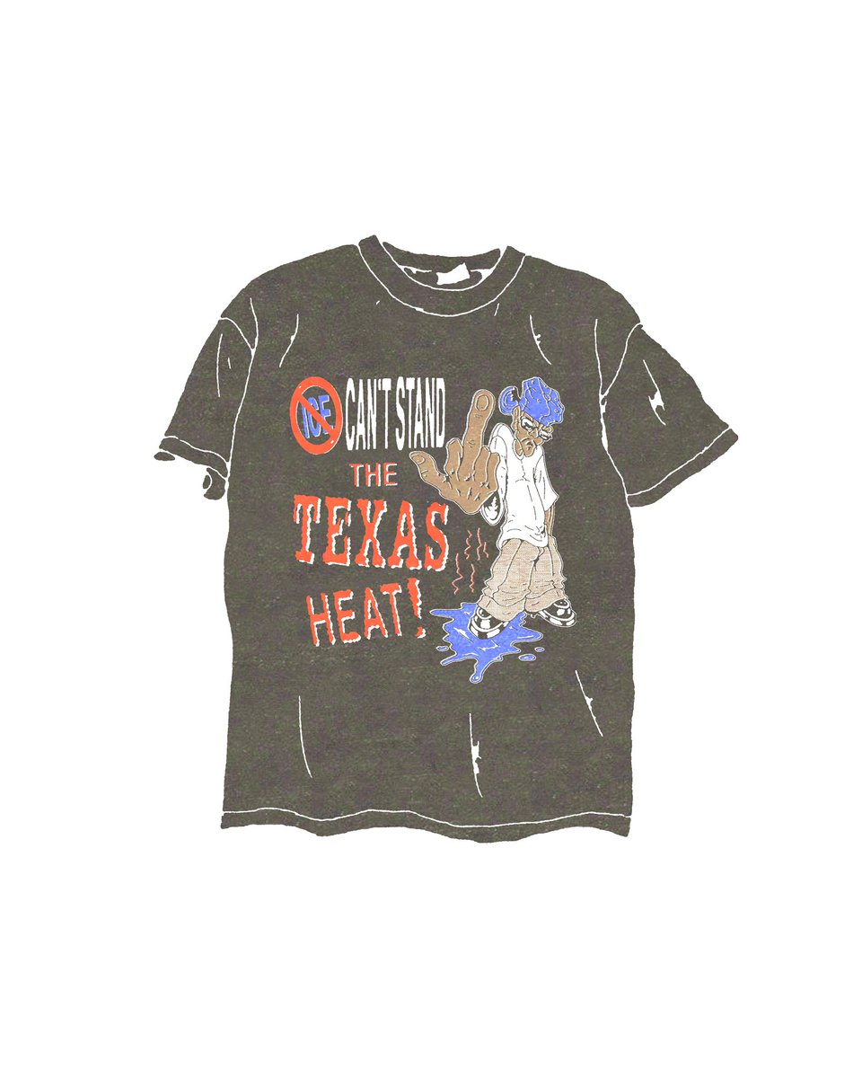 bryanburnout's tweet photo. “CAN’T STAND THE HEAT” TEE NOW AVAILABLE ON https://t.co/cH111bJwaS 

ALL PROFITS WILL BE DONATED TO @fielhouston &amp; @chirla 🇲🇽 https://t.co/bI75GKOWXm