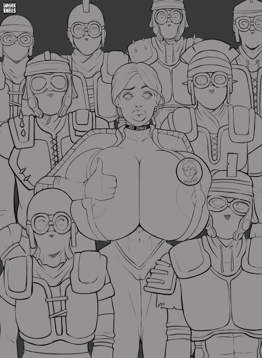 GnasherShellsX's tweet photo. Bimbo Lucy's triumphant return 🫠

#rule34 #Fallout #newvegas #bimbo https://t.co/eNKU6m7vU1