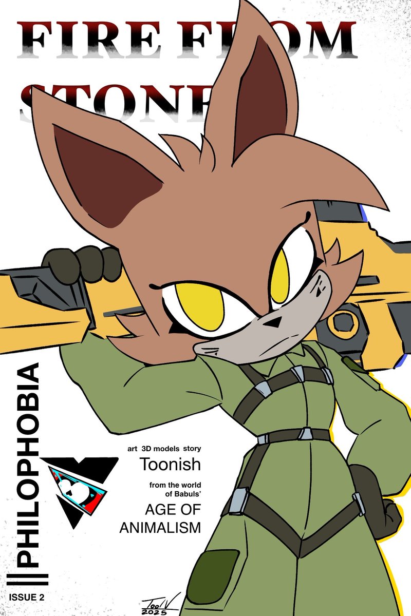 #AgeofAnimalism 
#AoAPhilophobia
Good day, everyone!
I know that a good majority of my following is waiting for Sonichu A+ Ch7, but I realize I've been neglecting something, and it's time to fix that!

Here's a look new, updated cover for Philophobia Issue 2, releasing Nov. 27th!