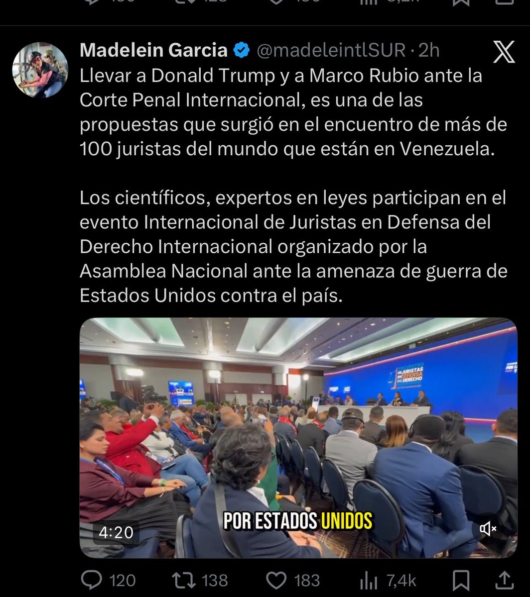 Que va a llevar a Trump a la corte penal internacional. 🤣🤣🤣🤣🤣