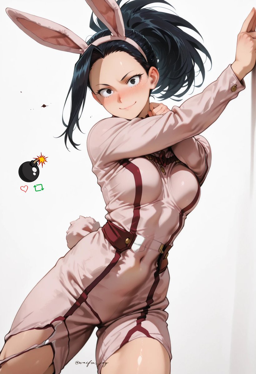 waifuxy's tweet photo. Momo Yaoyorozu https://t.co/bL1bS3iUrH