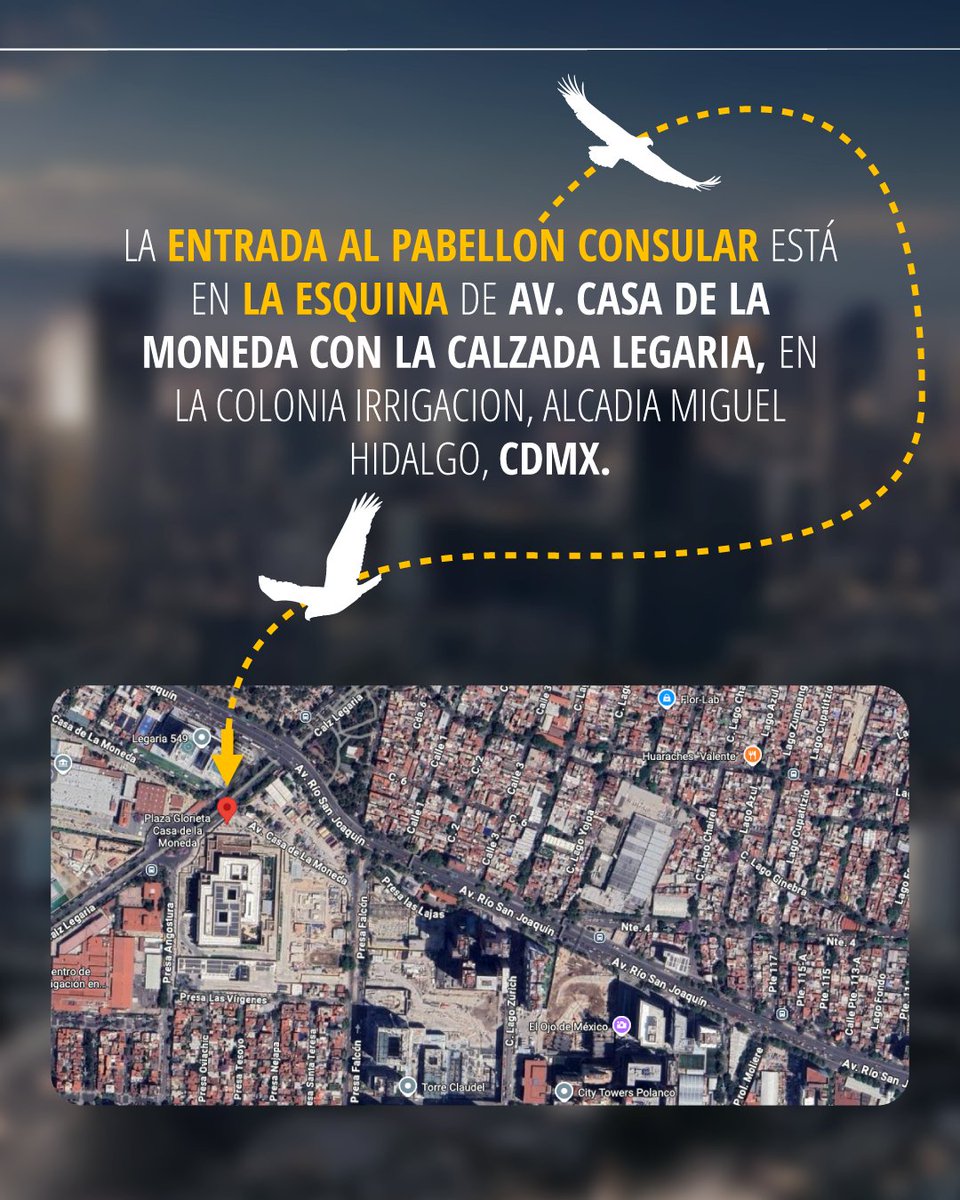 USEmbassyMEX's tweet image. 🇺🇸🦅 Nos mudamos 👋 
La entrevista para obtener tu visa, pasaporte, ciudadania, o notaria ahora será en nuestras nuevas instalaciones: 📍 usembmx.com/NEC_NIV  Toma nota, comparte y nos vemos en la #NuevaEmbajada