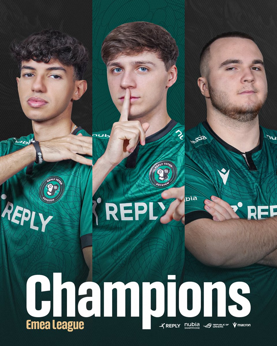 Champions of the EMEA League 🥳 🏆

Congrats to everyone and see you in World Finals 🔥
